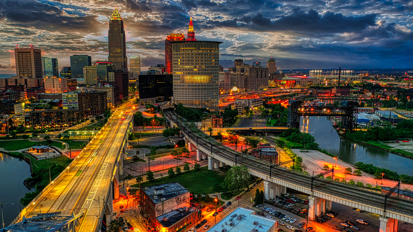 Panoramic Image of Cleveland, OH